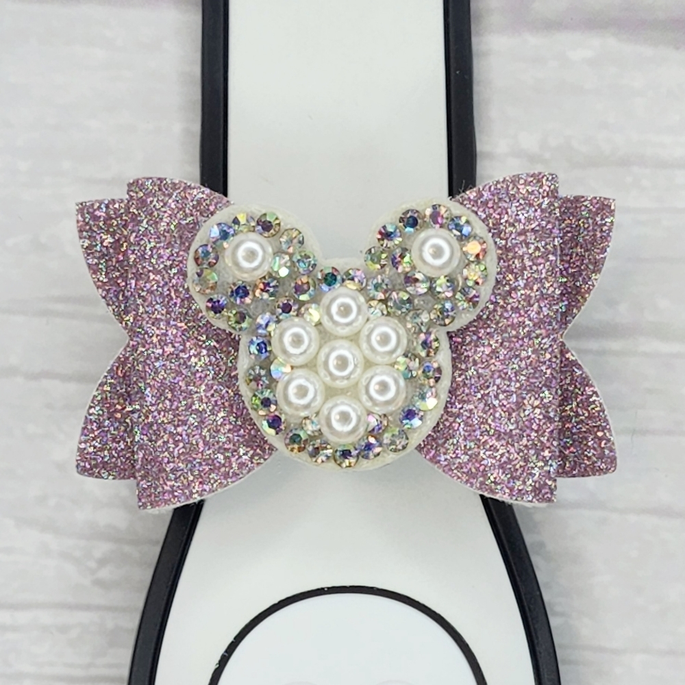 Pretty as a Purple Pearl Magic Band Bow